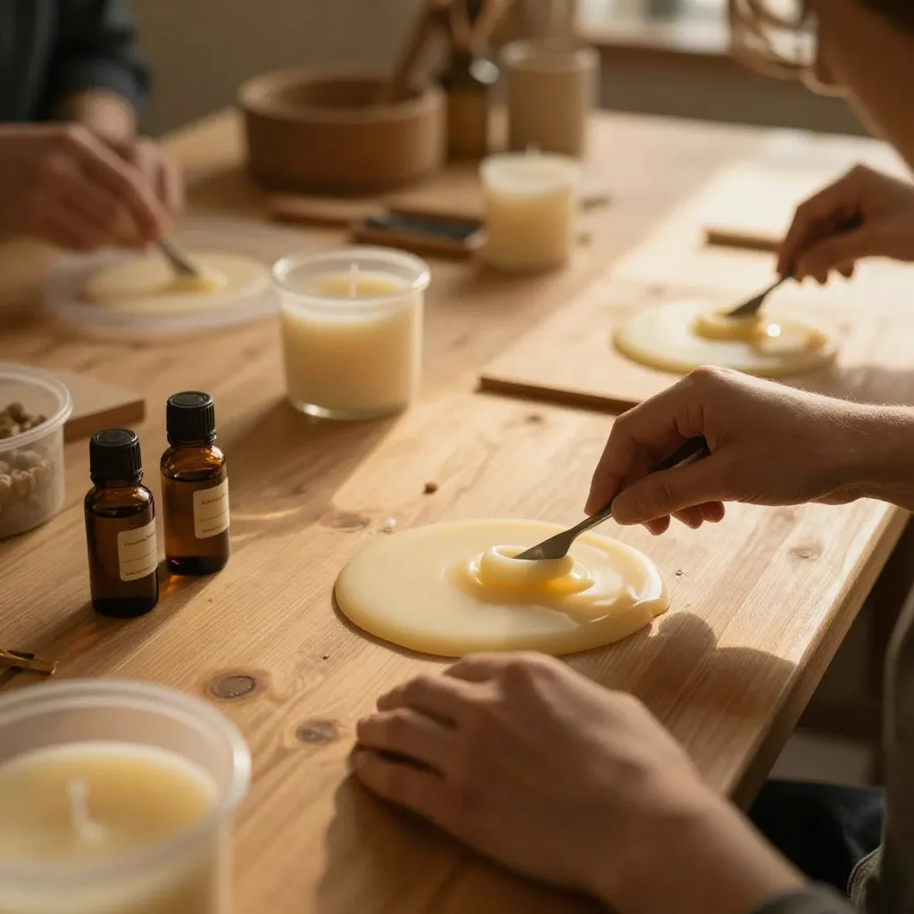 Herbststrauß in warmen Tönen