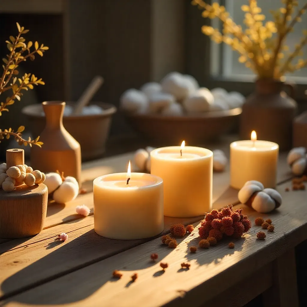 Blumenkomposition in Saisonfarben